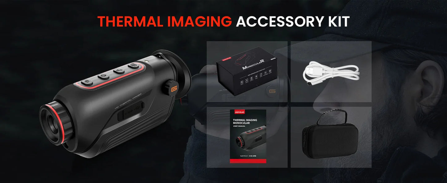 G210 G215 Thermal Monocular 256x192 Thermal Imaging Monoscope Camera 10mm Focal Lens Vision Goggles Thermal Scopes for Night Camping