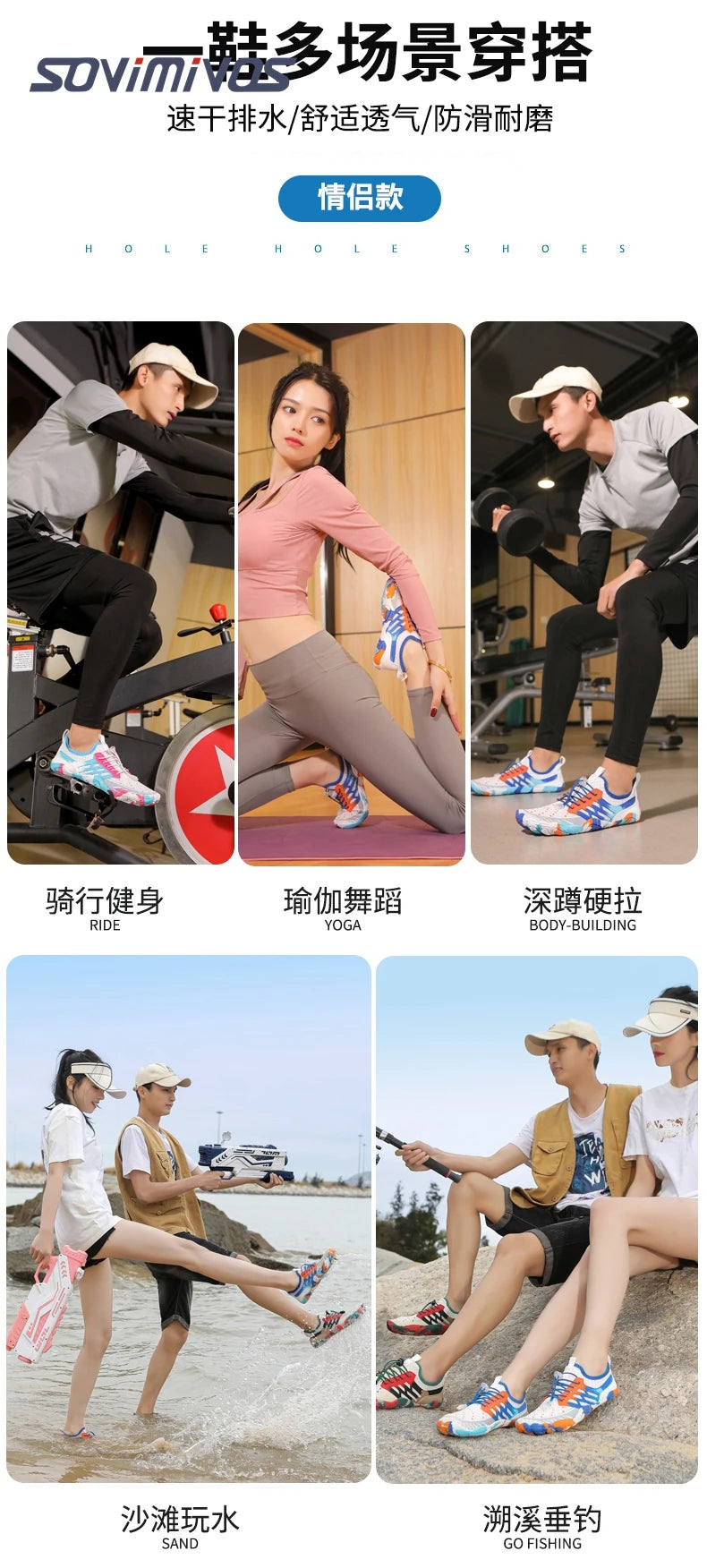 Shoes for Men Casual Ladies Women Hiking Water Shoes Aquatic Sneaker  Shoe