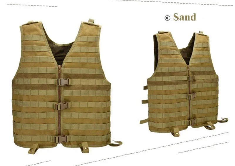Tactical Molle Vest Military Army Swat Utility Airsoft Vests Outdoor Sports Waistcoat CS Fishing Hunting Security Gear
