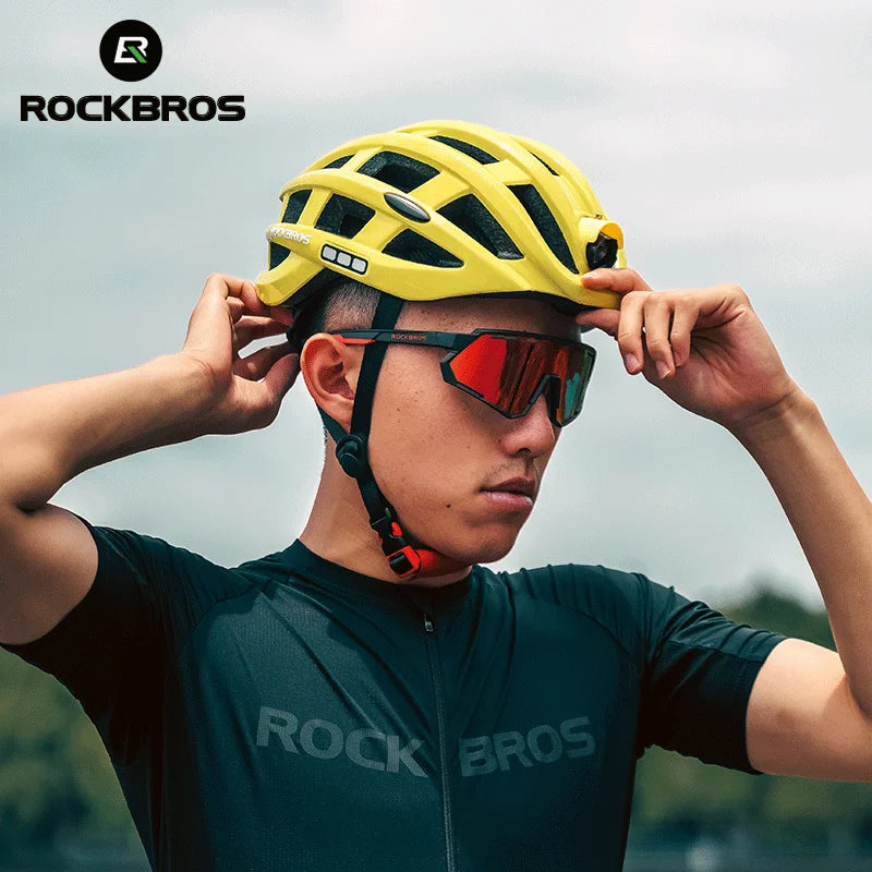 Cycling Light Helmet USB Charging Electric LED Front Light Helmet Night Cycling Safety Helmet Bicycle Scooter Helmet