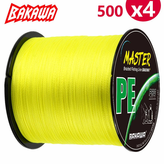 500M 4-strand braided fishing line 20-85LB Japanese PE carp line Pesca freshwater saltwater fishing accessories