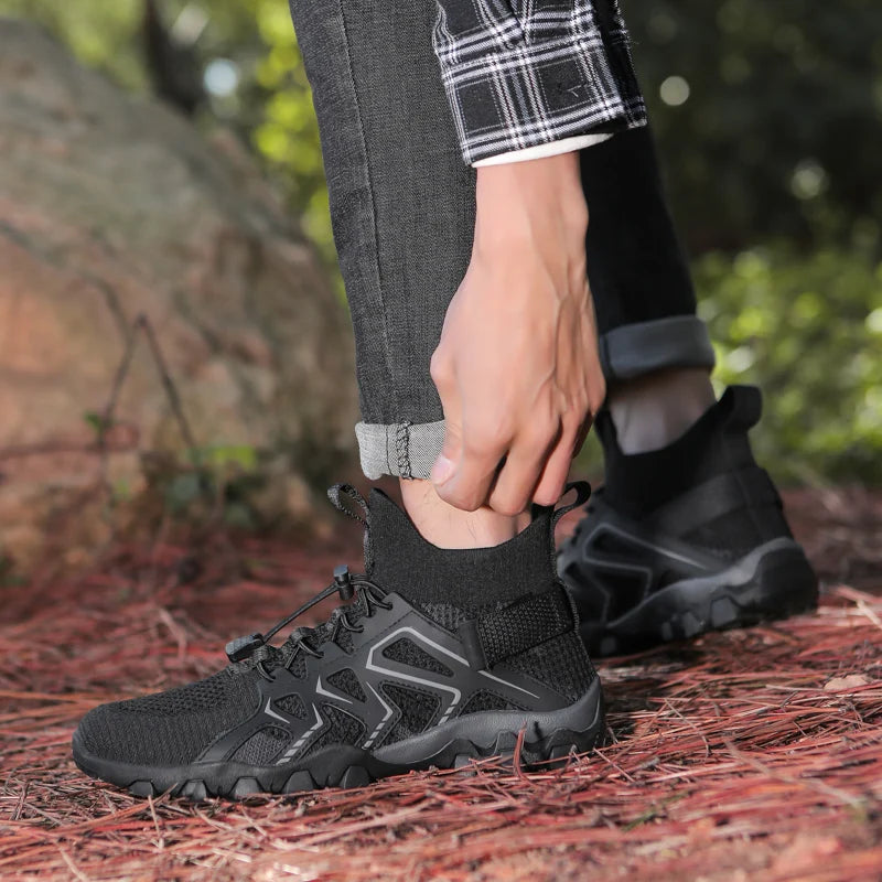 Women Hiking Shoes Outdoor Professional Non-slip Trekking Boots Breathable Lightweight Soft Trail Running Shoes 35-42