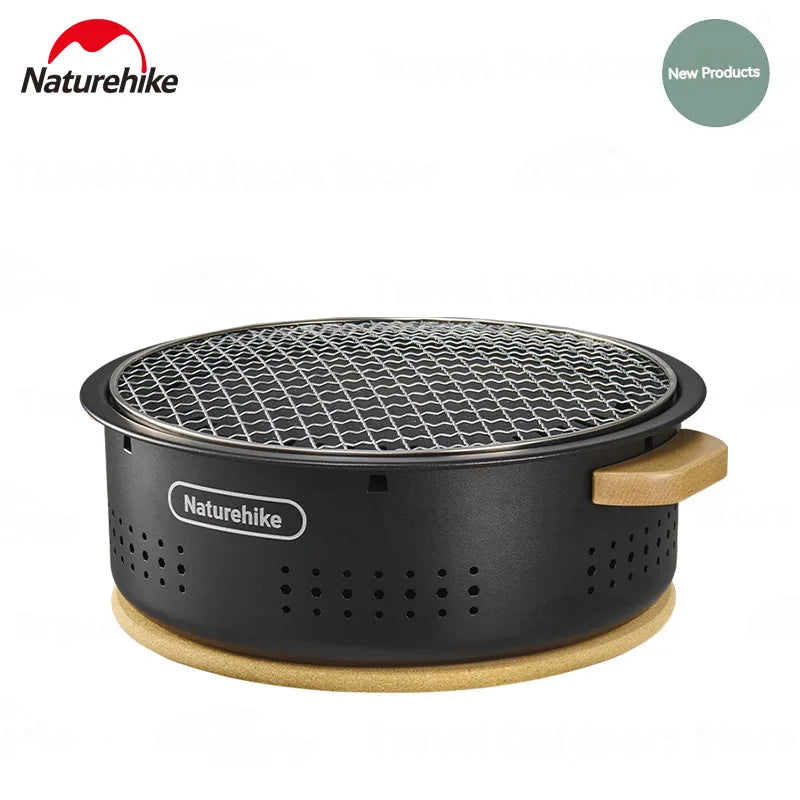 Outdoor Tabletop Barbecue Stove High Temperature Resistant Charcoal Pot Split Storage Camping Gear Picnic BBQ Stove