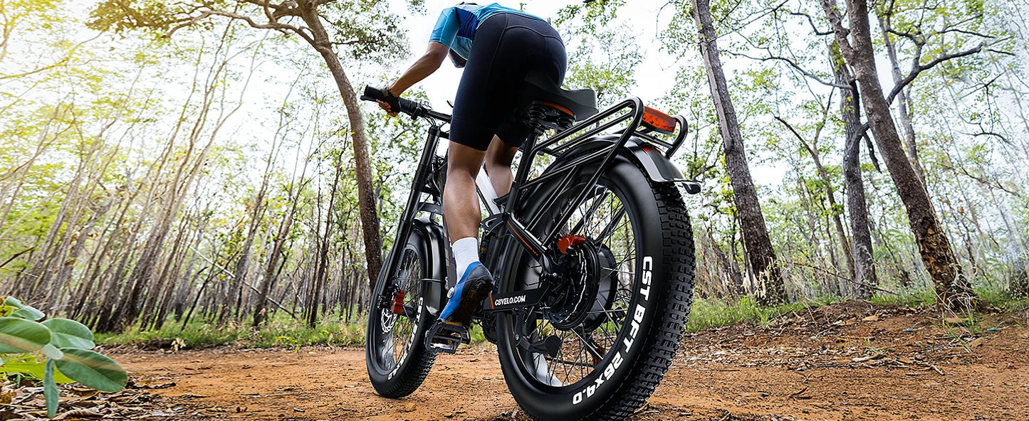 Strong Power Ebike, 5000W Motor Off Road Electric Bike, 100 Miles Long Range, 26"x4.0” Fat Tire, 60V 50Ah Big Battery EK9