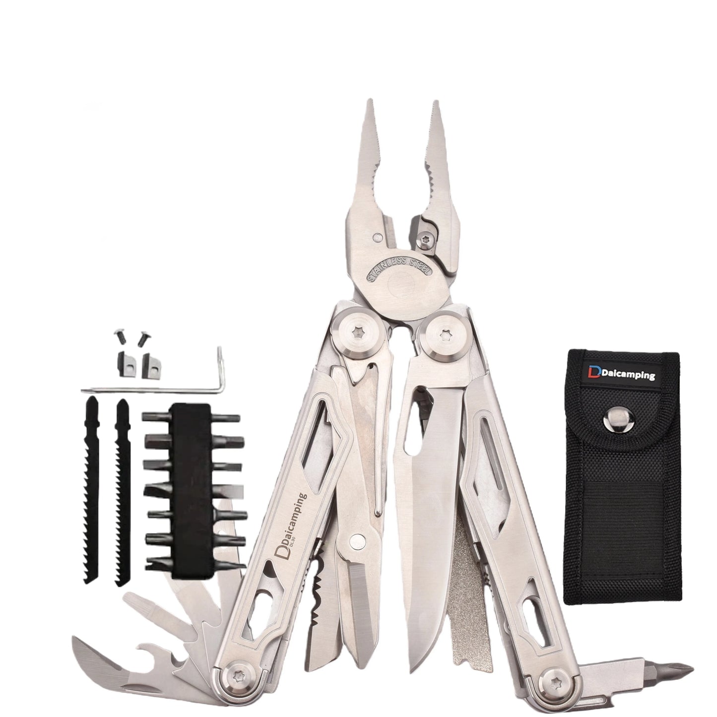 DL301 DL30 DL1 Diy Multi Tool Folding  Knife Multi-tool Clamp EDC Manual Hand Tools Multifunctional Plier Multitools