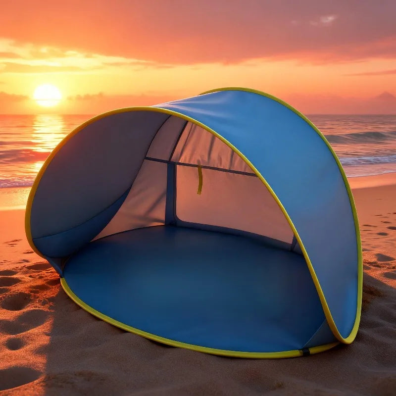Beach Tent Portable Quick Setup Suitable for Hiking Hiking Shelter, Pop-up, Lightweight, Outdoor Canopy, Family Outing