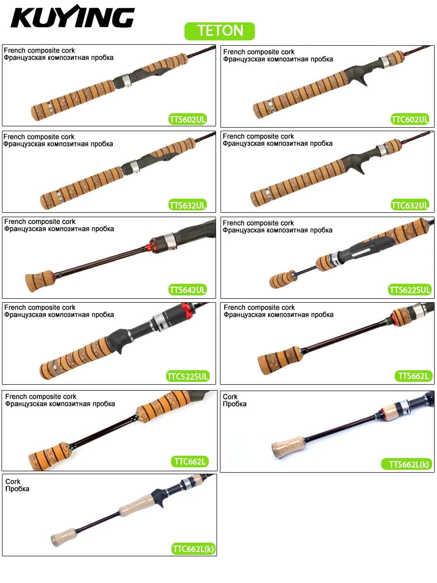 Spinning Casting Rod For Fishing Lure Rods BFS Pole Carbon 0.8-8g 1-8lb FUJI Parts Baitcaster