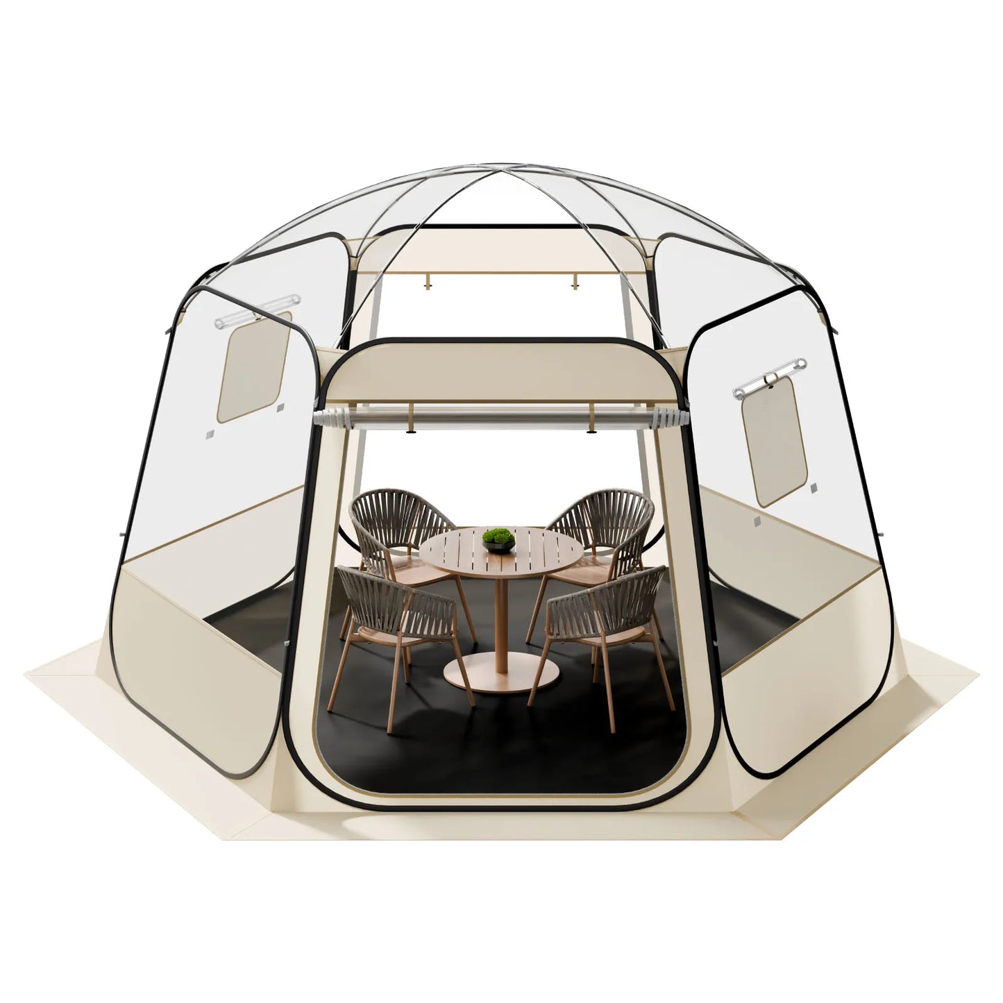 Pop up Bubble Tent Waterproof & UV-Resistant Clear Camping Tent Shelter Outdoor Garden Dome Igloo Tents with Windows