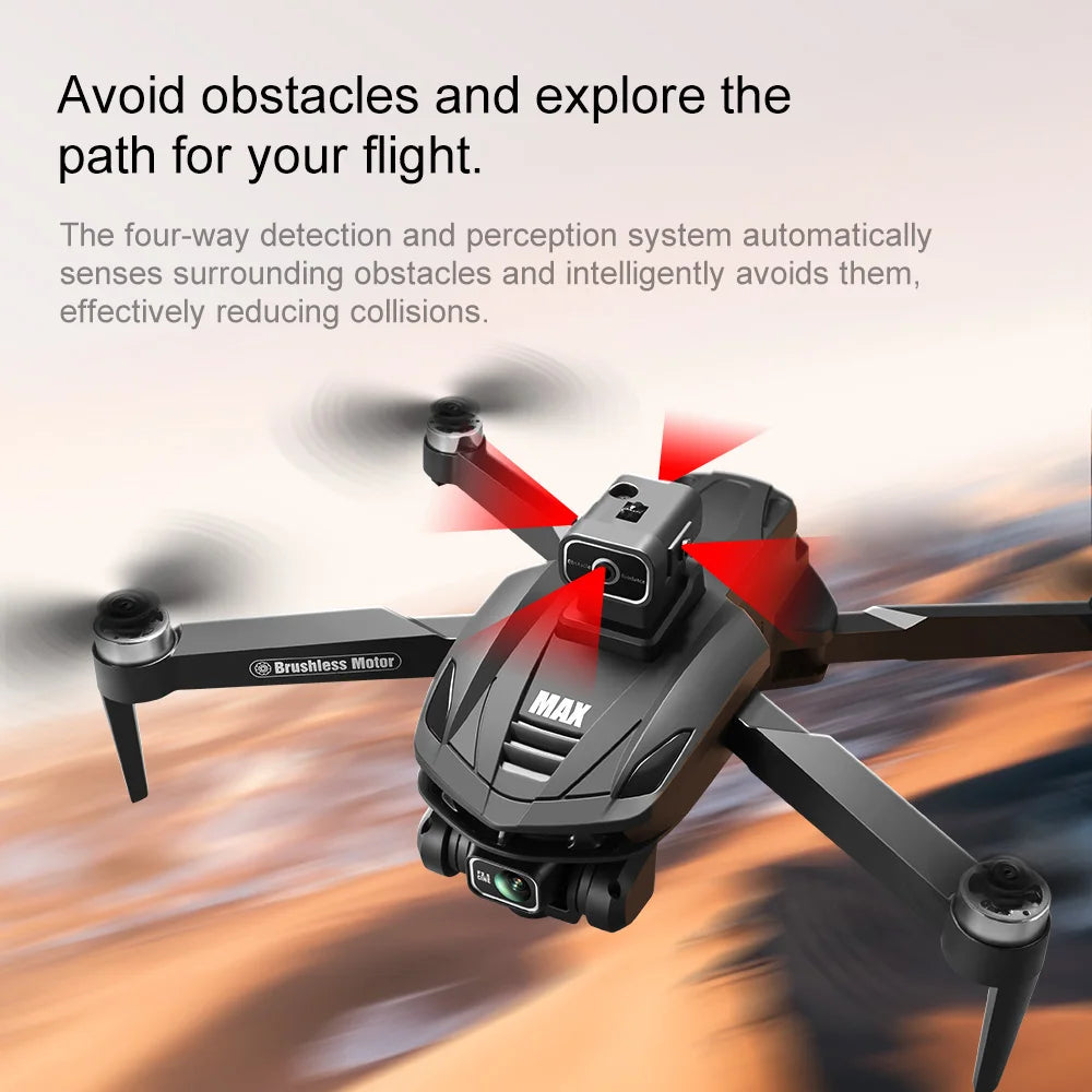 Mini Drone Screen Ccontrol 8K HD Dual Cameras Remote 5G WIFI FPV Remote Control Portable Obstacle Avoidance Drone