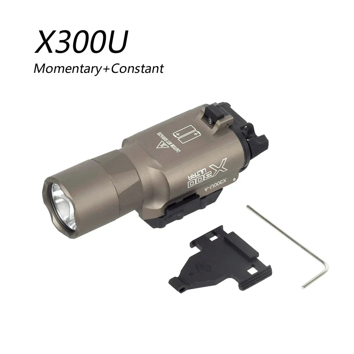 Tactical SureFire X300 Ultra X300V X300V-IR X300UH-B XH15 XH35 Pistol Gun LED Light Fit 20mm Rail Airsoft Hunting Flashlight