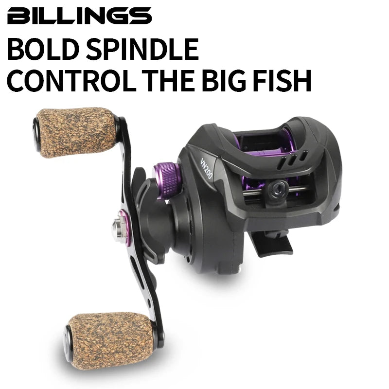 Baitcasting Reel 7KG Max Drag 6.5:1 Gear Ratio Ultra-smooth 12+1BB Professional Baitcaster Fishing Reels for Freshwater Saltwater Bass Trout Fishing