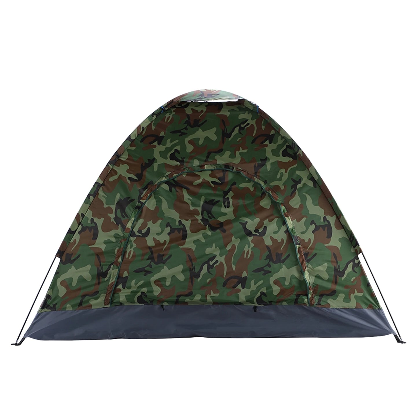 3 4 Person Camping Dome Tent Waterproof UV Proof 180T Silver Coated Polyester Fiberglass Poles Portable Bag Outdoor Camouflage