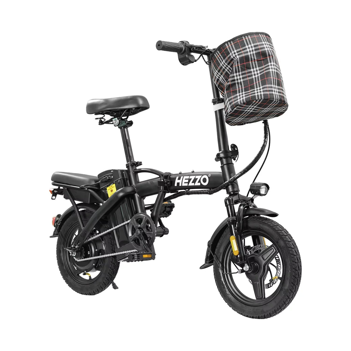 Lightweight Folding Electric Bike for Adults 48V 750W Peak Power 20MPH 18-22 Miles Range 14Inch Disc Brake Commuter E-bike