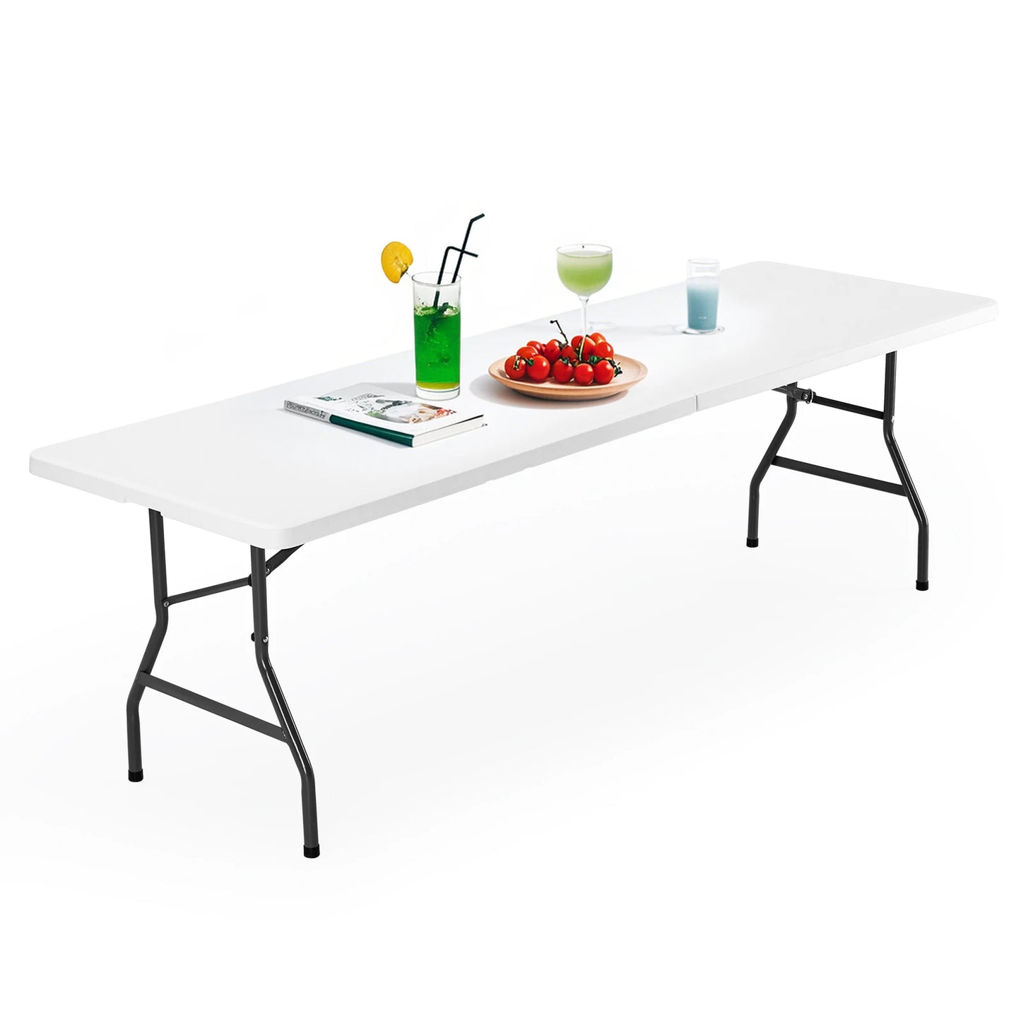 Portable Folding Outdoor Camping Table Camping Hiking Heavy Duty Foldable Table with Carrying Handle Safety Lock For Camping Furniture