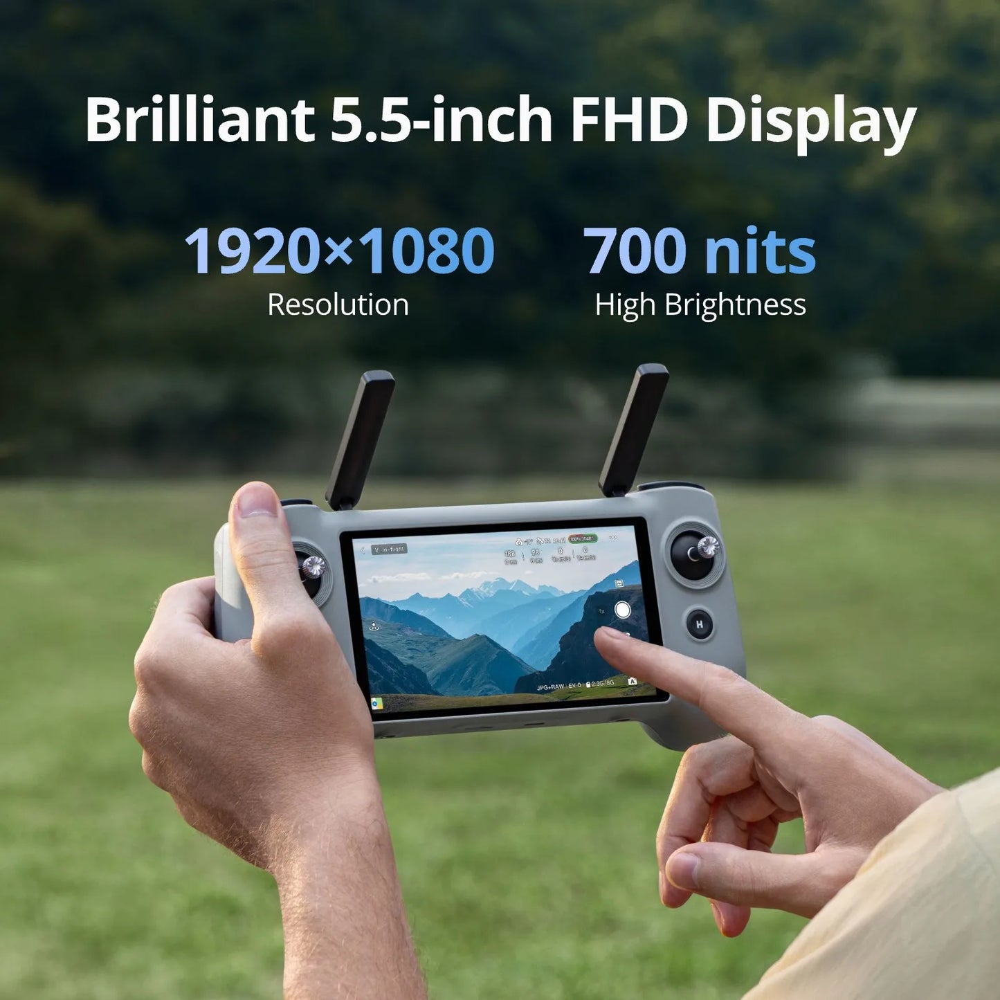 ATOM 2 Drone with PTD 1 Remote Control 4K Video, 8K Photo Camera 10KM 2.7K Vertical Shoot, AI Night Shoting AI Track