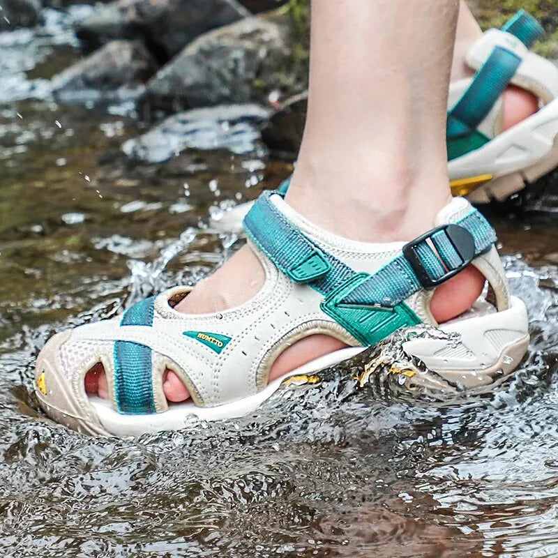 Summer Hiking Shoes Outdoor Sandals for Women Breathable Water Beach Womens Sandals Camping Climbing Aqua Sneaker HT-9602