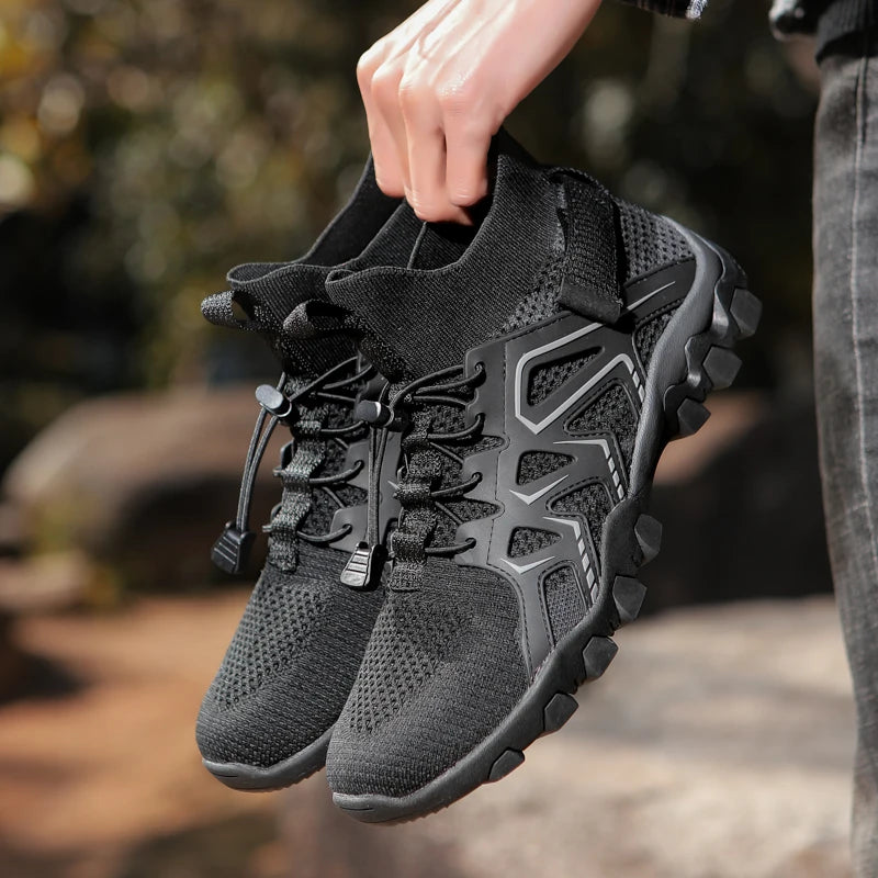 Women Hiking Shoes Outdoor Professional Non-slip Trekking Boots Breathable Lightweight Soft Trail Running Shoes 35-42