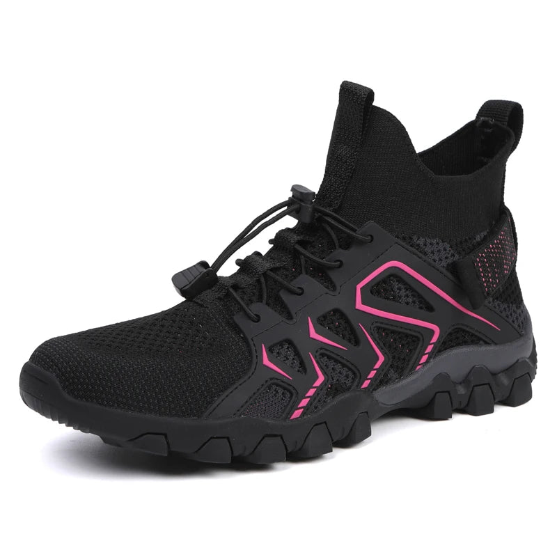 Women Hiking Shoes Outdoor Professional Non-slip Trekking Boots Breathable Lightweight Soft Trail Running Shoes 35-42