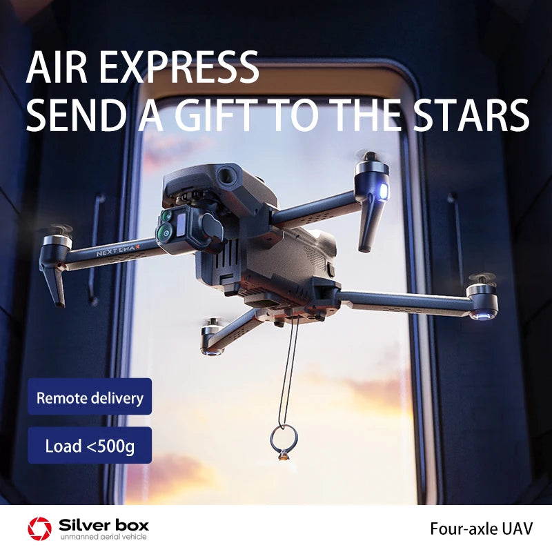 High-end Professional GPS Drone 8K With Screen Remote Control 20km Digital Image Transmission Brushless RC Quadcopter Toy