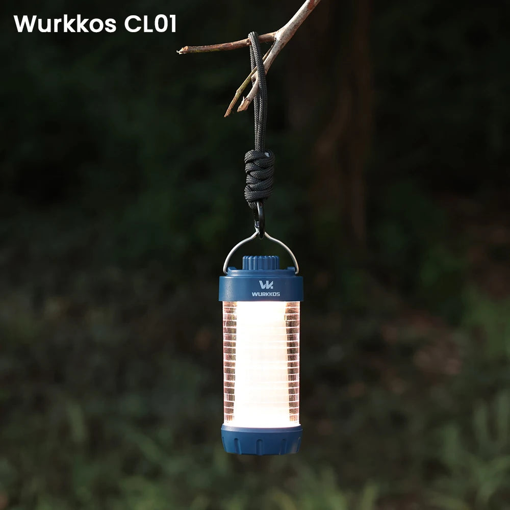 CL01 Mini RGB 360° Flashlight 550 Lumens 21700 Rechargeable LED Flashlight Camping Light Power Bank Waterproof