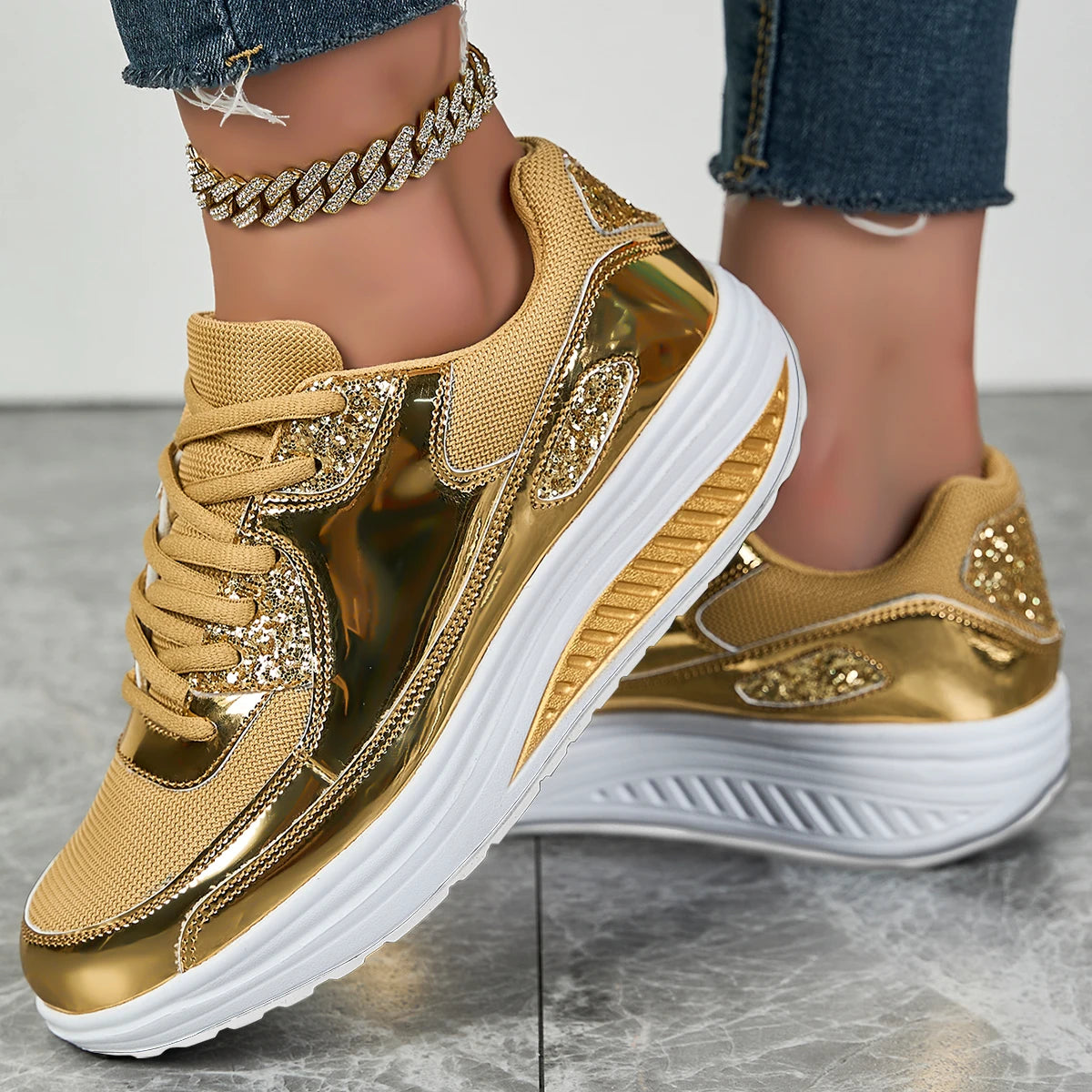 Sneakers for Women Orthopedic Sneakers Walking Shoes for Women, Lightweight Casual Tennis Sneakers Air Running Shoes Tennis