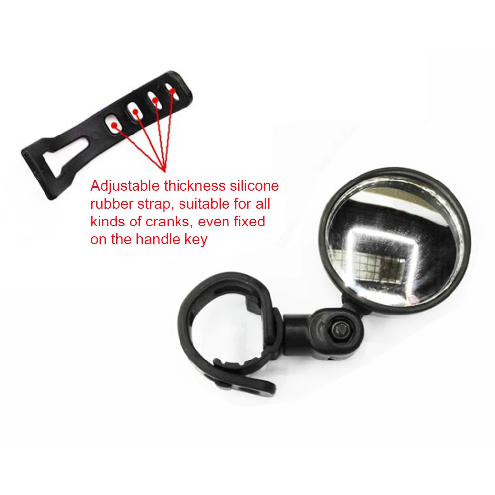 Bicycle Rear View Mirror Bike Cycling Wide Range Back Sight Reflector Adjustable Left Right Mirror Bike Parts