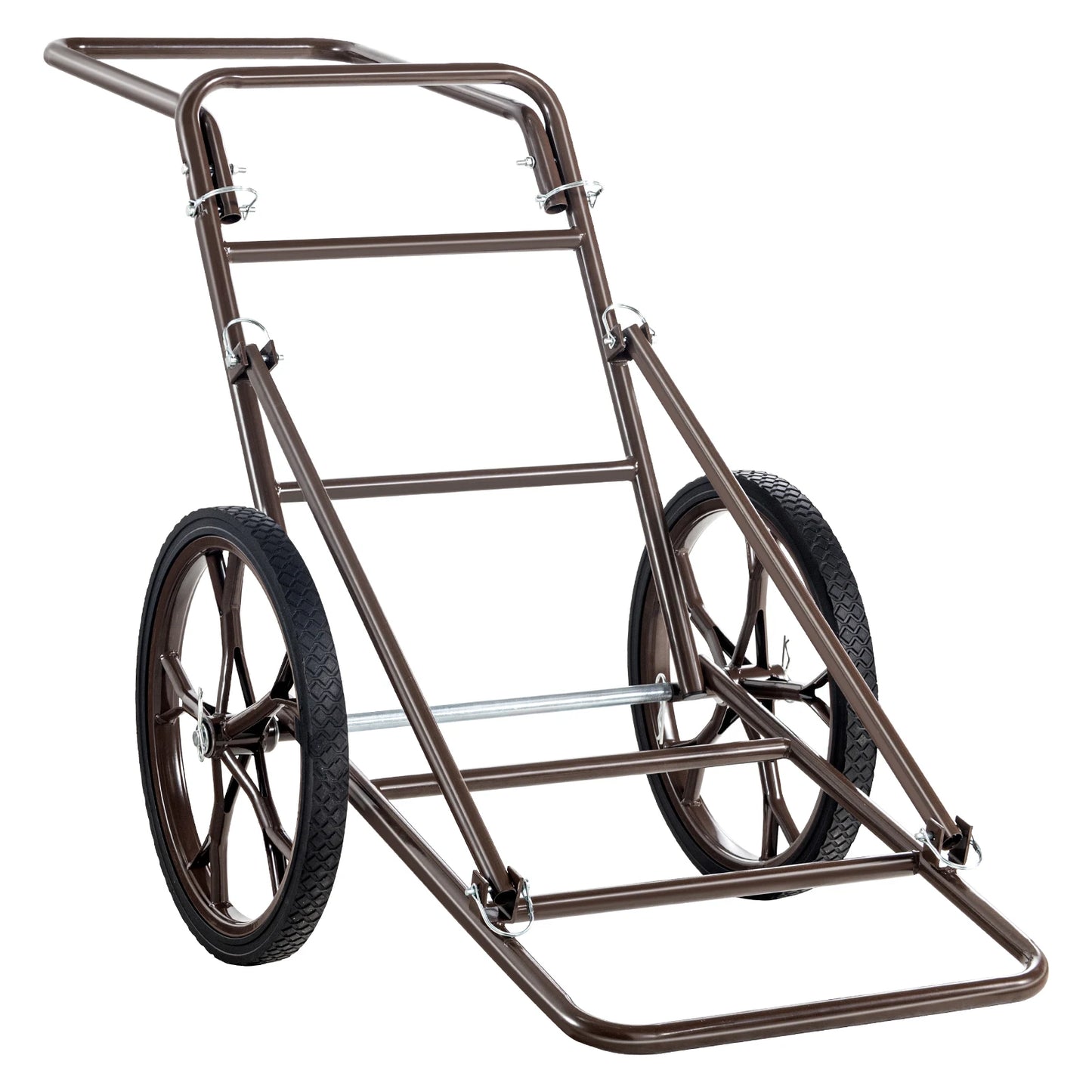 Deer Cart 500 LBS Capacity Folding Game Cart Deer Cart Game Hauler with Big Rubber Wheel & Ergonomic Handle for Hunting