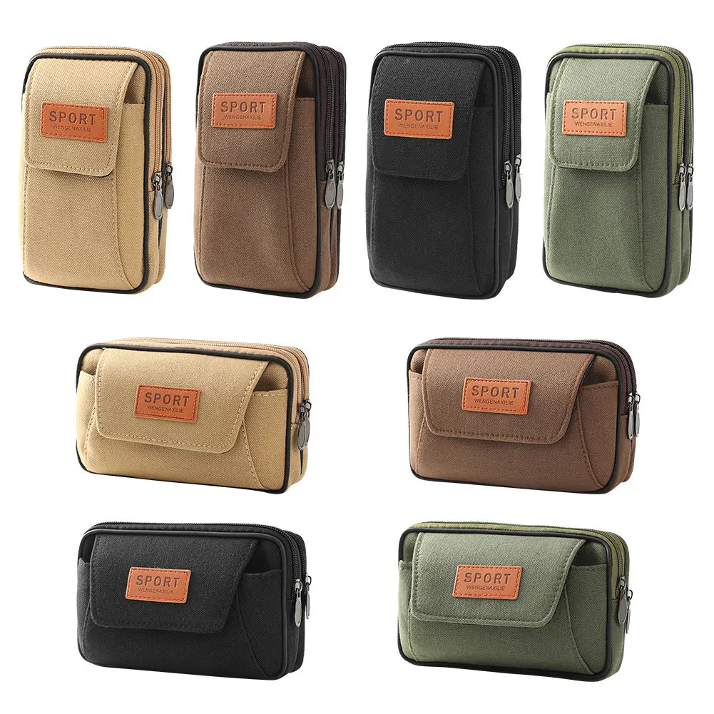 Molle Bag Men Tactical Molle Pouch Belt Coin Purse Waist Bag Outdoor Waist Fanny Pack Phone Pouch Camping Bags
