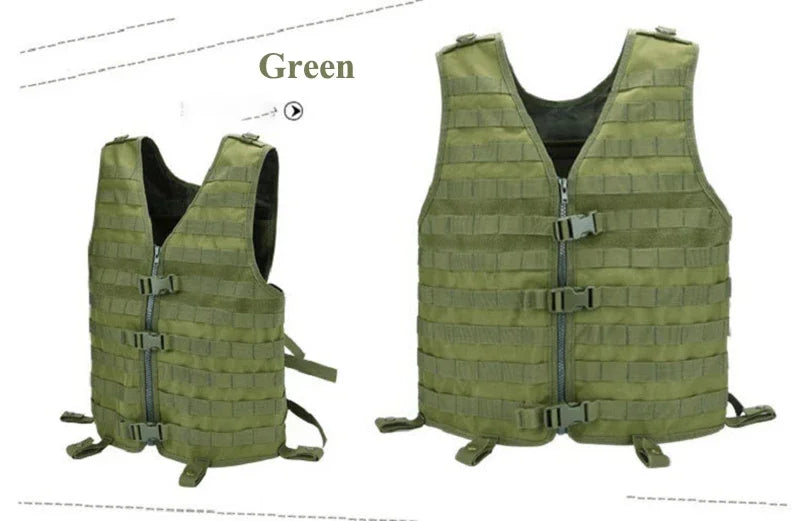 Tactical Molle Vest Military Army Swat Utility Airsoft Vests Outdoor Sports Waistcoat CS Fishing Hunting Security Gear