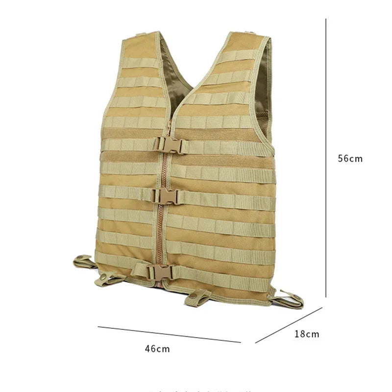 Tactical Molle Vest Military Army Swat Utility Airsoft Vests Outdoor Sports Waistcoat CS Fishing Hunting Security Gear