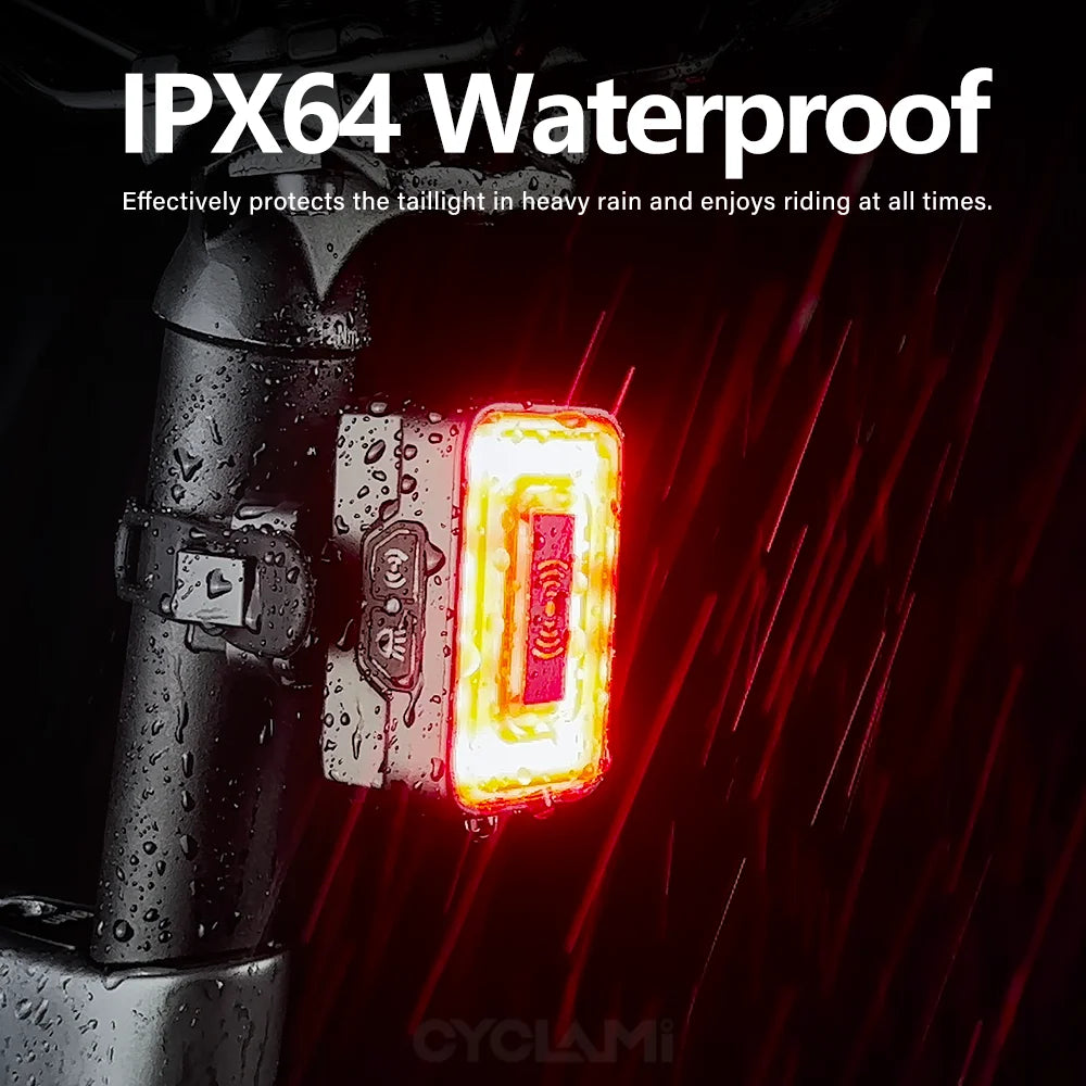 Bicycle tail light radar warning rear light Super bright and safe Millimeter-wave Radar Precision Detection Taillight