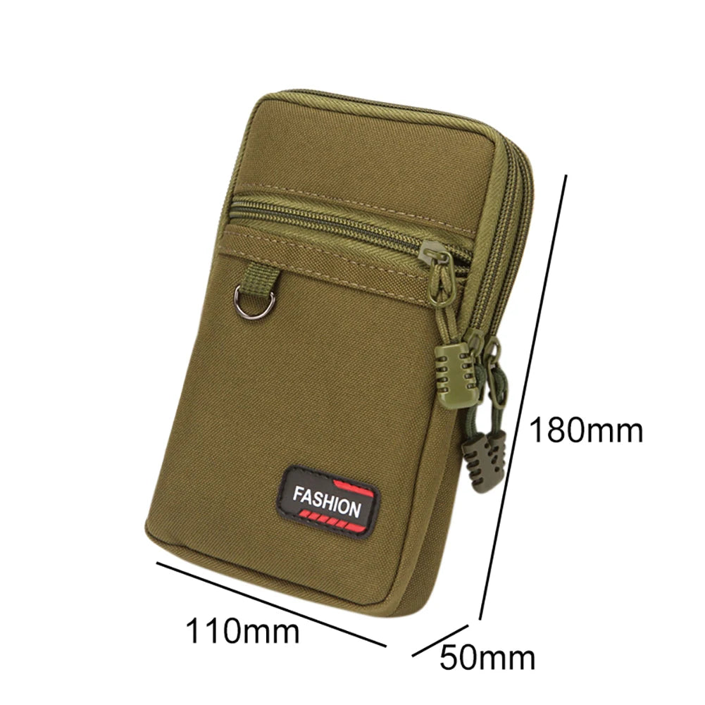 Molle Bag Men Tactical Molle Pouch Belt Coin Purse Waist Bag Outdoor Waist Fanny Pack Phone Pouch Camping Bags