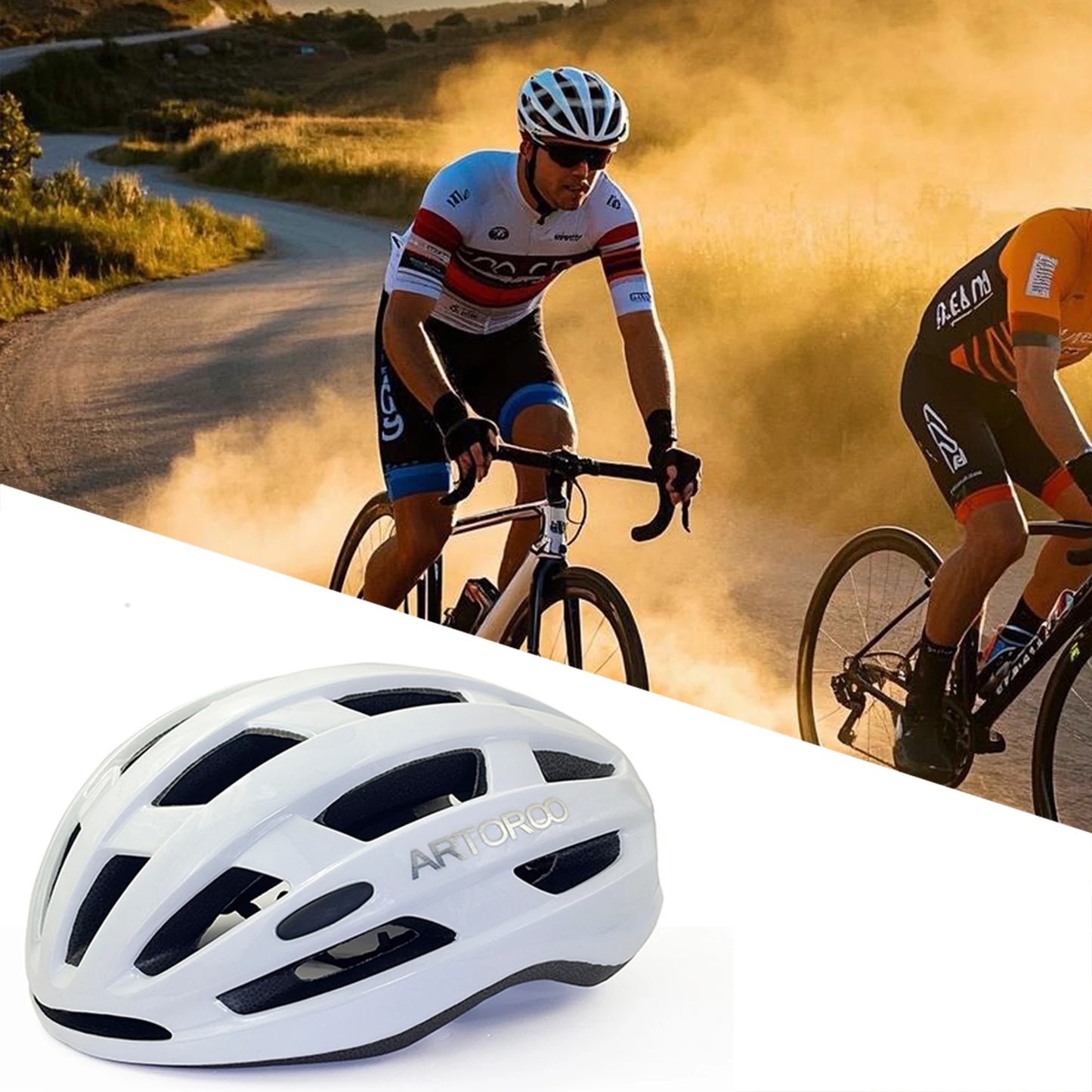 Adult Road Bike Helmet for Women, Bike Men's Cycling MTB Safely Mountain Road Helmet Bicycle Riding Helmet for Men