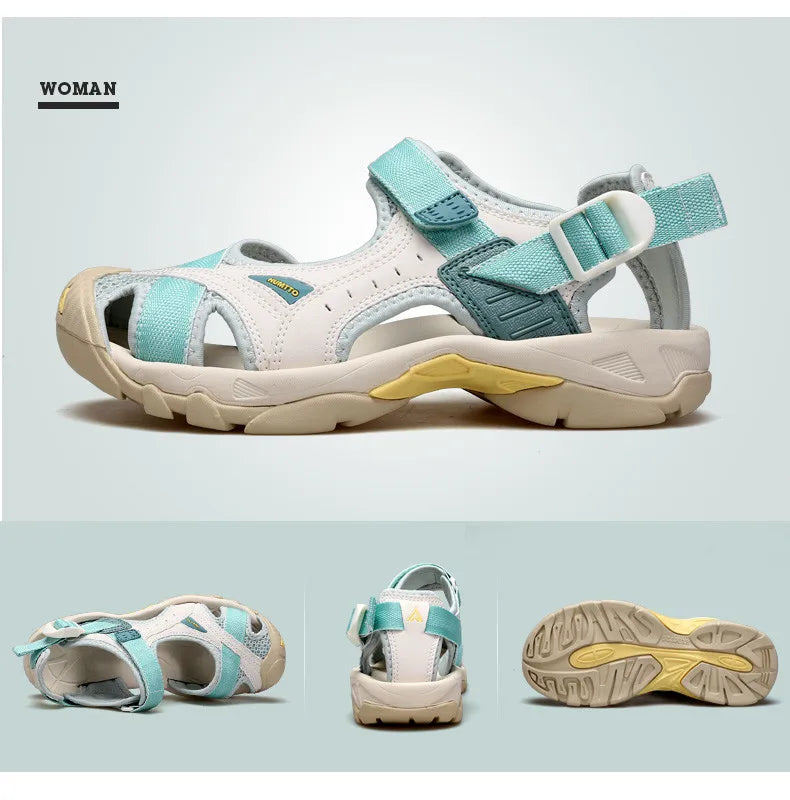 Summer Hiking Shoes Outdoor Sandals for Women Breathable Water Beach Womens Sandals Camping Climbing Aqua Sneaker HT-9602