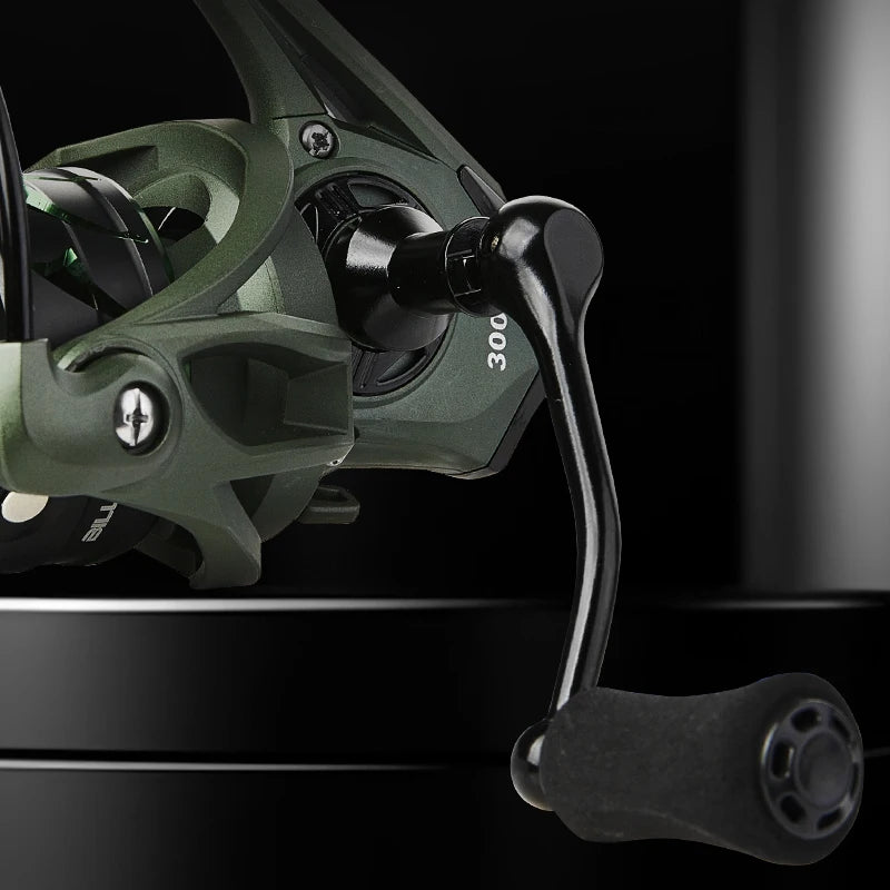 Spinning Reel 5.2:1 Spinning Fishing Reels 17.6 LB Max Drag with Anti-Reverse Metal Spool&CNC Rocker for FreshSaltwater