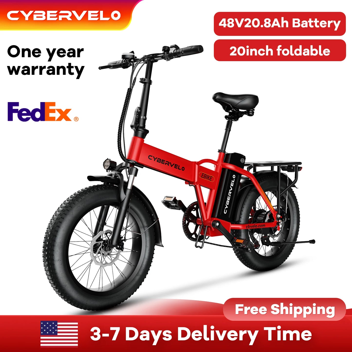 1000W Peak Electric Bike for Adults Foldable 28+MPH 80Miles Removable Battery Fat Tire Off-road E-bike EK4 EK5 Mars700