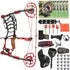 Compound Bow 30-70lbs Adjustable Dual-Purpose 80% Let-off High Speed 420FPS for Hunting Shooting Steel Ball and Target Practice Right Hand Archery