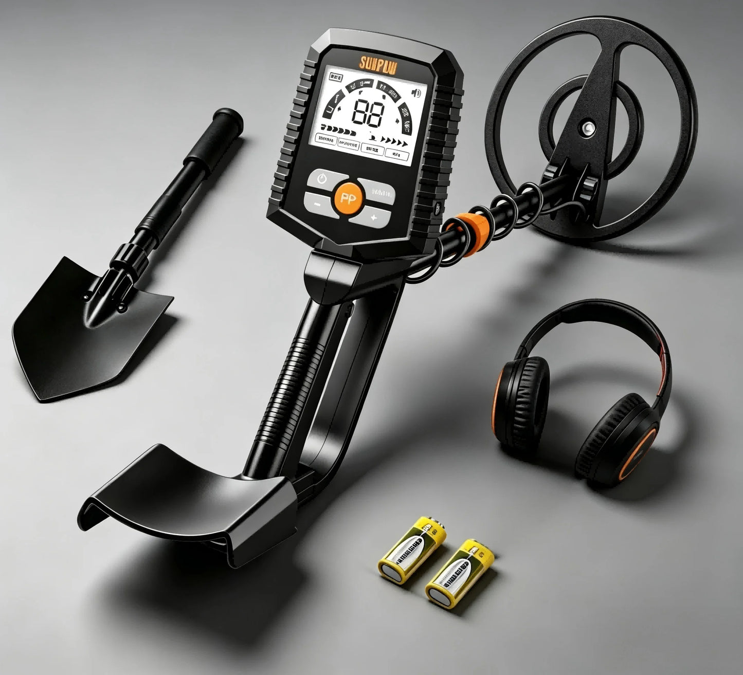 Metal Detector for Adults & Kids, 8"  IP68 Waterproof Coil, 4 Detection Modes Large LCD, Lightweight CE Certified for Family Outdoor Gold Treasure Hunting, MD13
