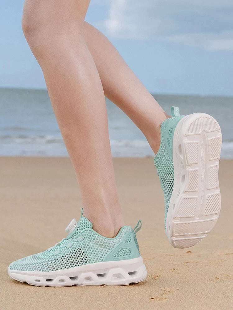 Summer Ladies Mesh Breathable Hiking Shoes Wading Upstream Shoes Women's Lightweight and Comfortable Outdoor Leisure Hiking Shoe