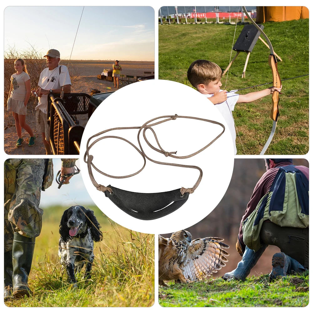 Handmade Leather Shepherd Sling Old-Fashioned Slingshot for Outdoor Sports Camping Shooting Hiking Hunting Accessories