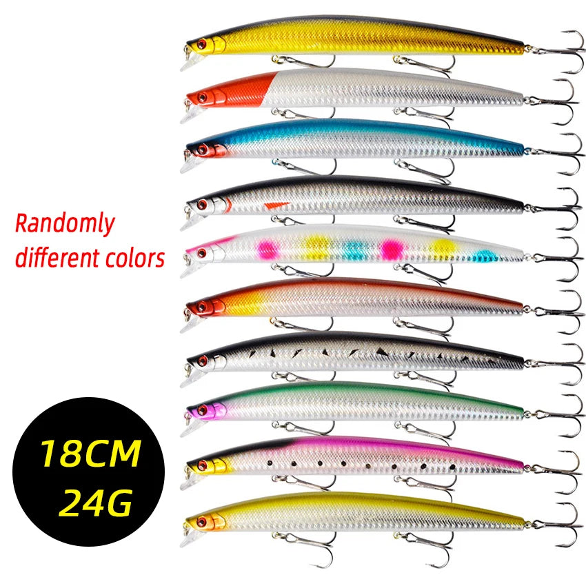 3/5/8PCS Random Fishing Lure Set Fishing Wobble Set Mini Crank Fishing Lure Artificial Bait Kit Minnow Fishing Accessories
