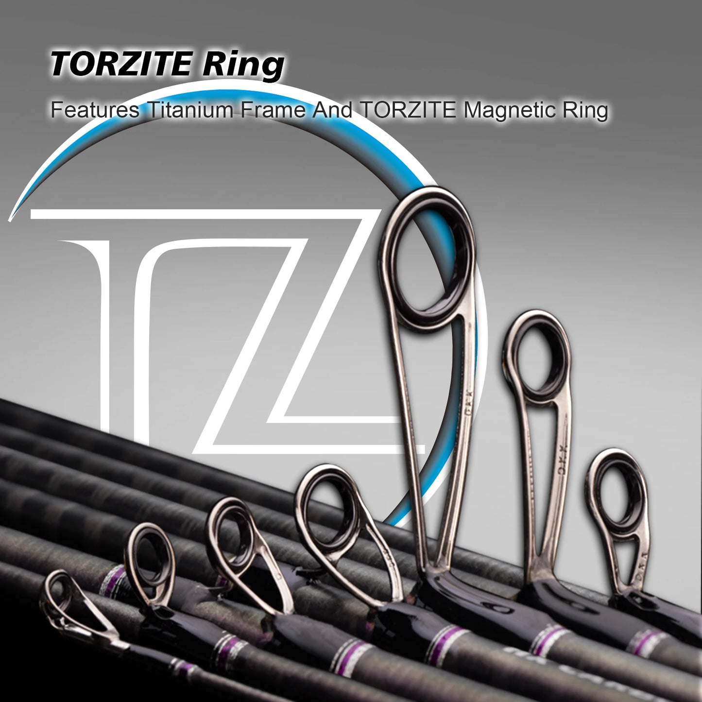 ACUTEVIOLET Regular Fast Action Rod TZ Ring TITANIUM FRAME 6FT Spinning and Casting Bass Pike Catfish Rod Trouts Perch