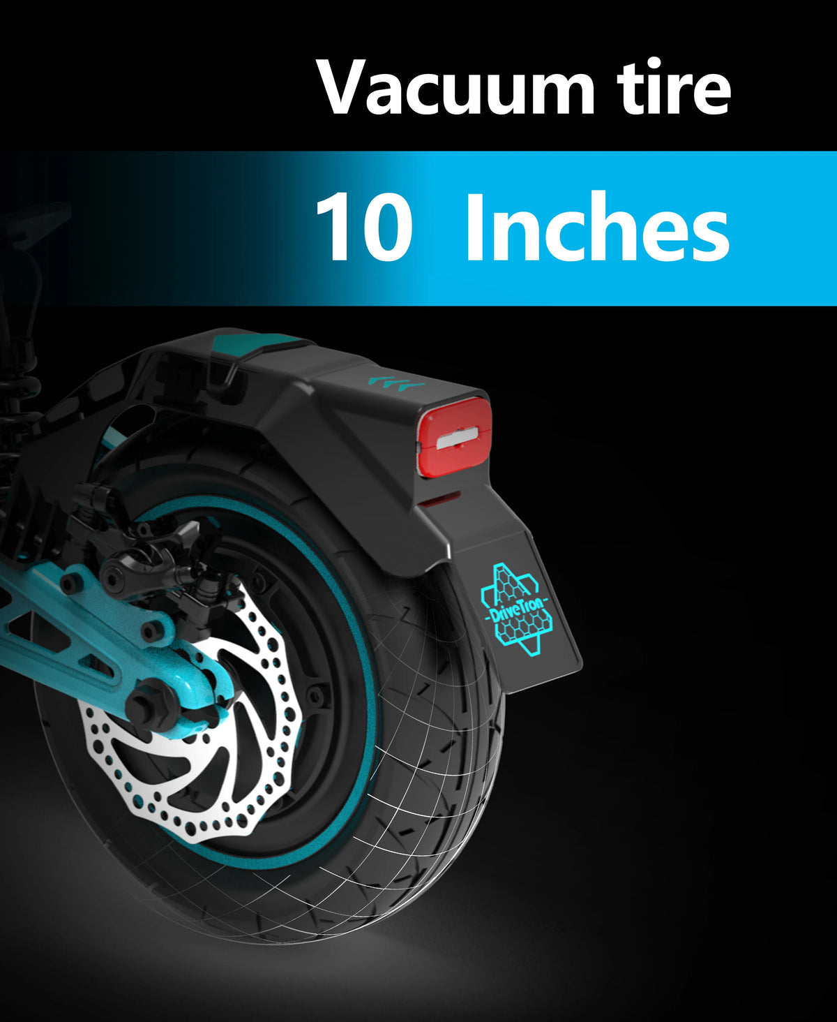 31mph 50kmh Double Absorber Brake Powerful Off-road Adult Big 48V 10inch Tires Adult Electric Scooter