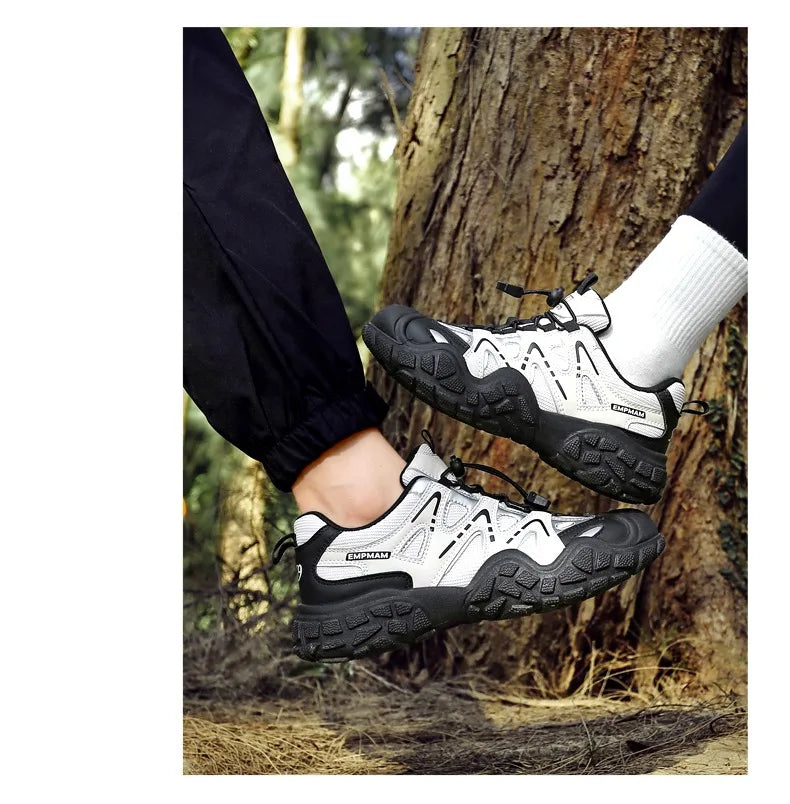 Hiking Shoes Women Anti-slip Low-top Outdoor Sports Shoes Women Lace-up Comfortable Soft Breathable Casual Sneakers Women Shoes