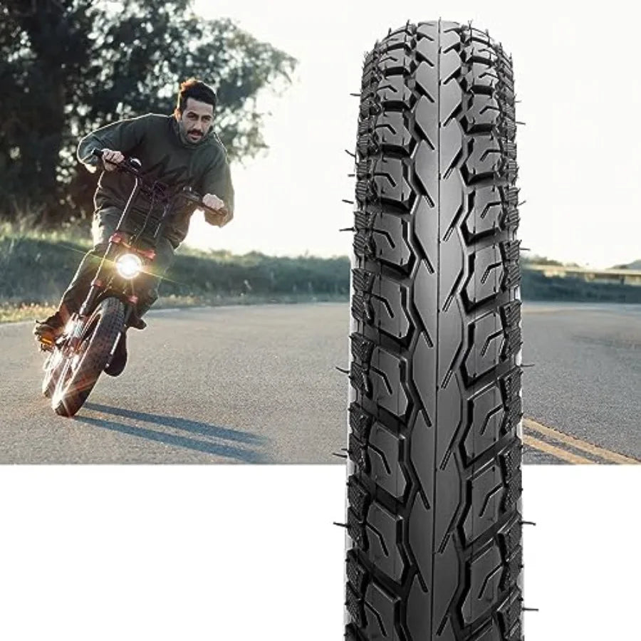 14 E-Bike Tire Heavy-Duty 14 x 2.125 Tire and Tube Sets 57-254 Electric Scooter Tire Tube with Angled Valve Stem 14 Inch Tire f