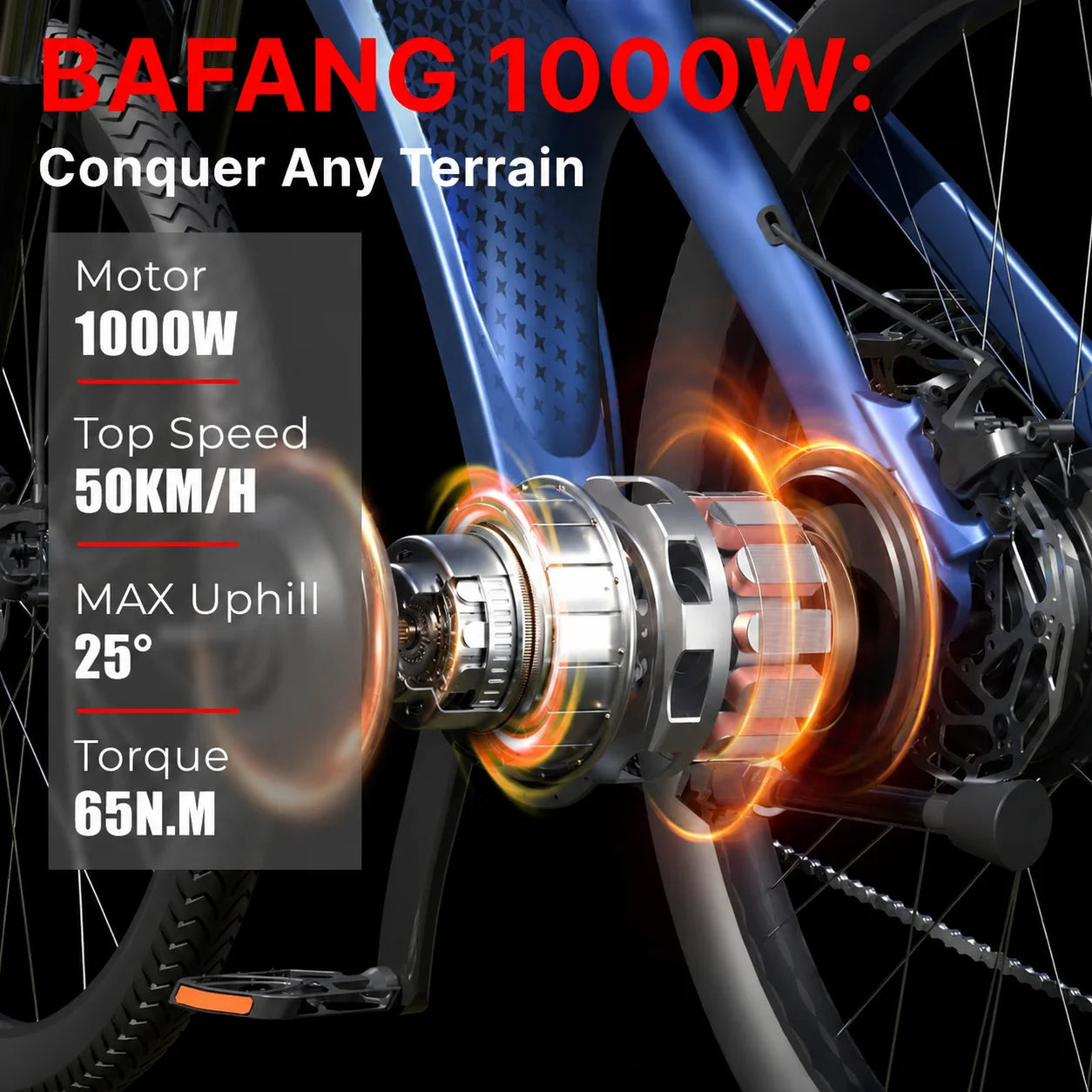 Q5 Electric Bikes for Adults 1000W 48V 13AH Ebikes E Bikes Electric Bicycles 50km/h Electric Dirt Bike Electric E Bikes