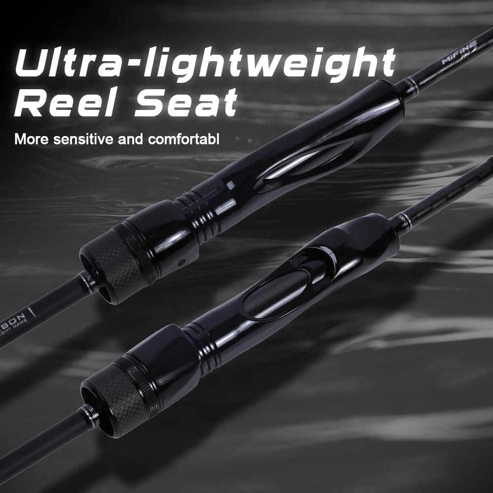 Ajing Spinning Rod XUL-UL Fishing Rod 3g/5g for Saltwater Freshwater Light Rock Fishing FUJI Ring