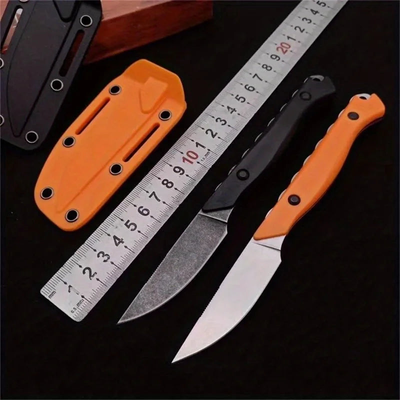 BM 15700 Fixed Blade Knife CPM-154 Blade Santoprene Handle Durable Outdoor Camping EDC Hiking Portable Multitool Straight Knives