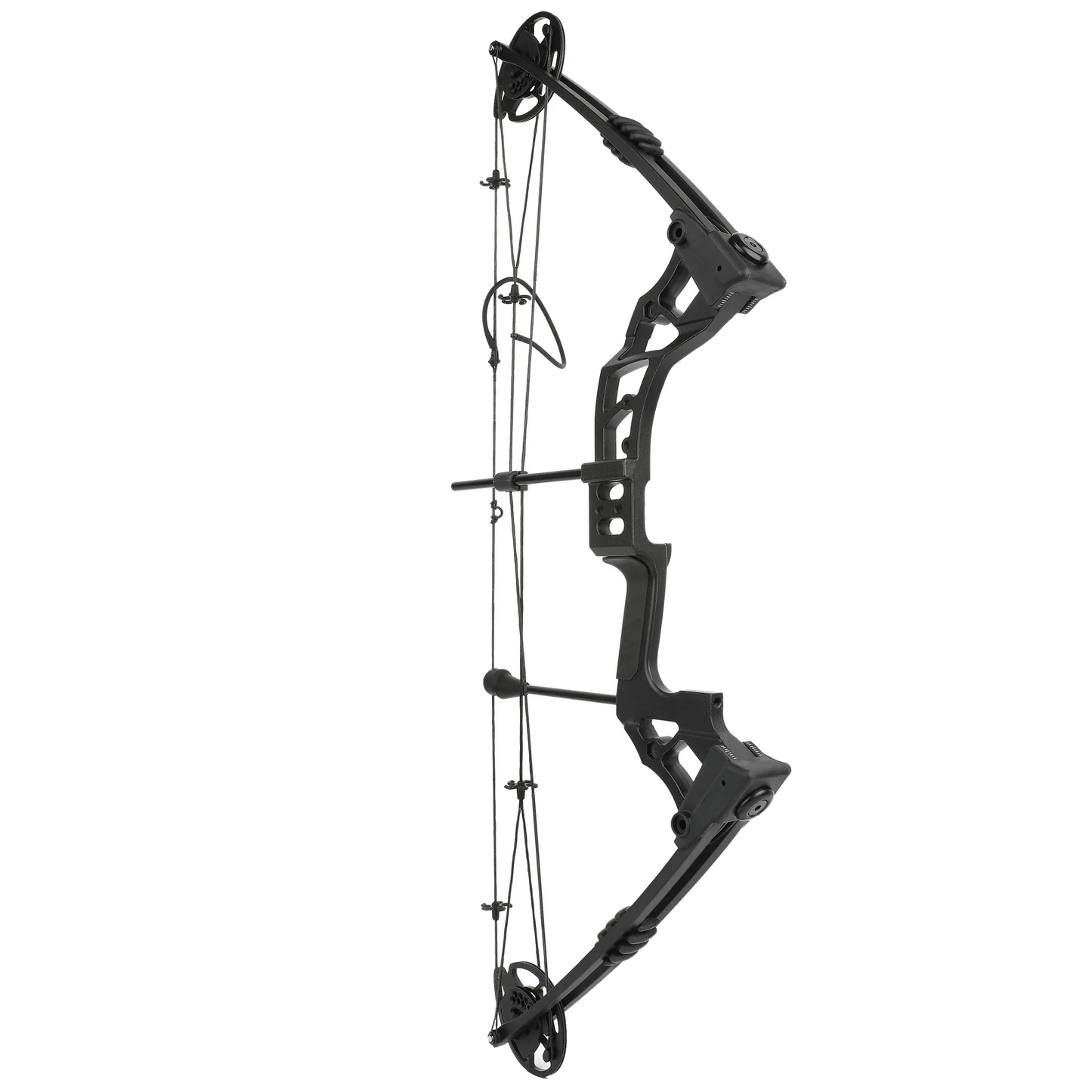 0-70lbs Compound Bow Adjustable 320fps Let Off 80% Right Hand Bow Magnesium Alloy Bow Handle for Outdoor Shooting Hunting Target