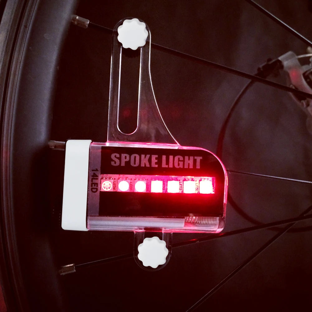 LED Bicycle Wheel Signal Tire Spoke Light Mountain Road Bike Warning Lamp